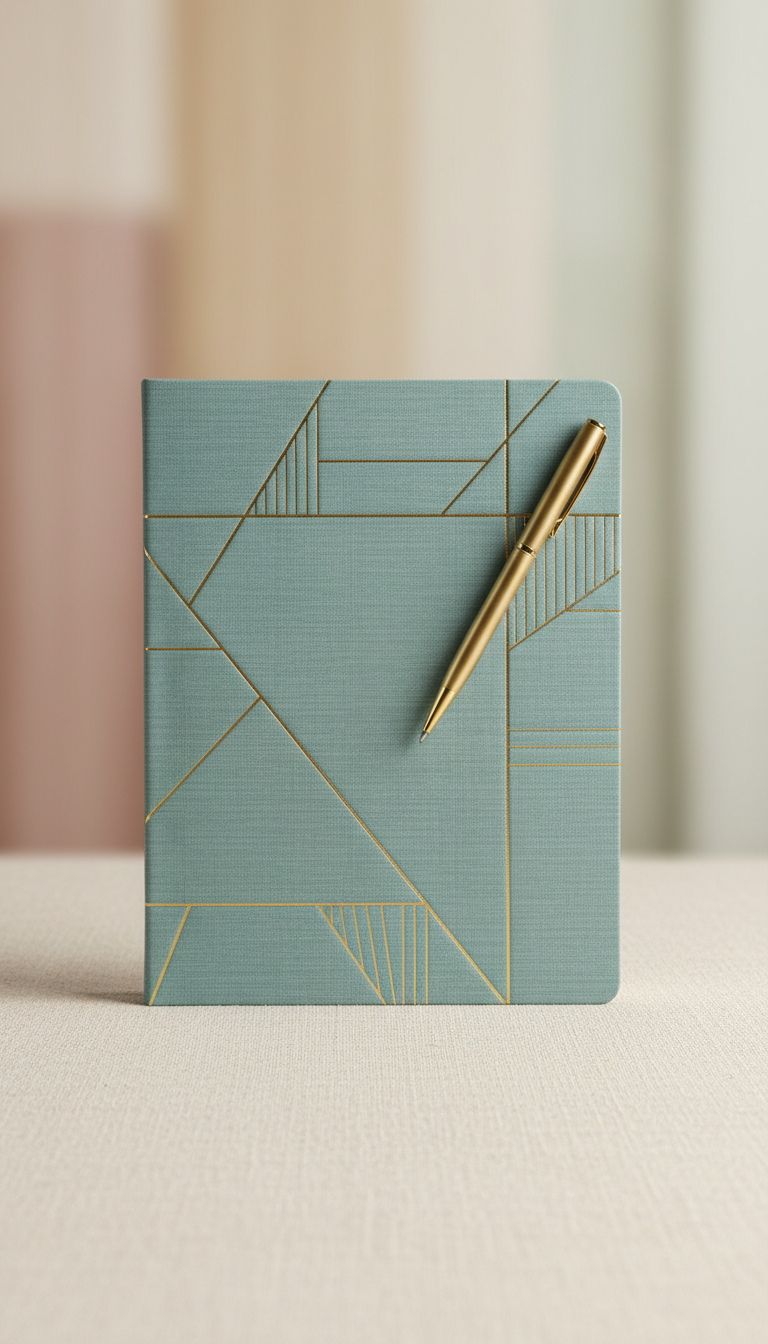 Planner semanal azul serenidad
